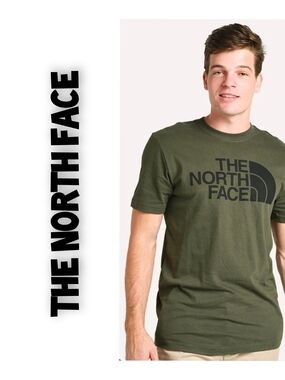 The North Face Men's Short Sleeve Logo Tee - Olive
